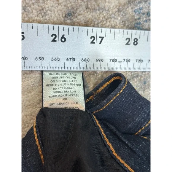 Flying Monkey Platinum Dark Wash Skinny Jeans Made in USA L7460 Womens 26 - Picture 5 of 7